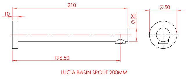 Gareth Ashton Lucia Basin Spout specifications