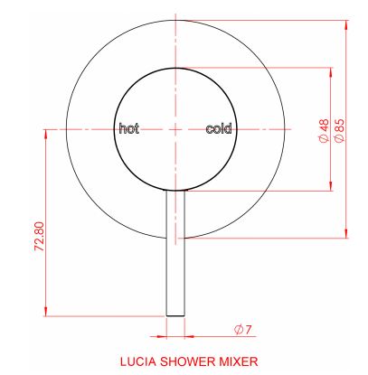 Gareth Ashton Lucia Bath / Shower Mixer specifications