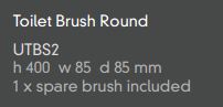 Avenir Universal Round Toilet Brush specifications