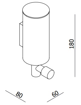 Parisi L'Hotel Wall Mounted Soap Dispenser specifications