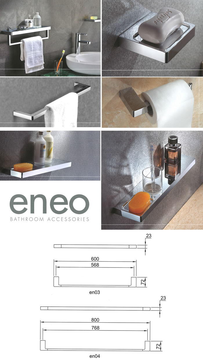 Streamline Eno Single Towel Rail specifications