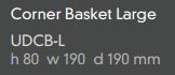 Avenir Universal Large Corner Soap Basket specifications