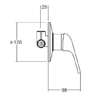 Linea Varese Bath / Shower Mixer specifications