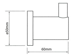 Linea Lipari Robe Hook Pair specifications