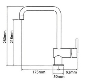 Linea Lipari Sink Mixer specifications